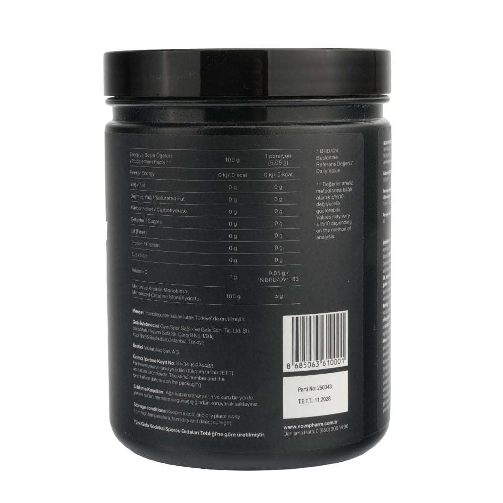 NovoPharm CreaForce Creatine Monohydrate 303 GrKreatin