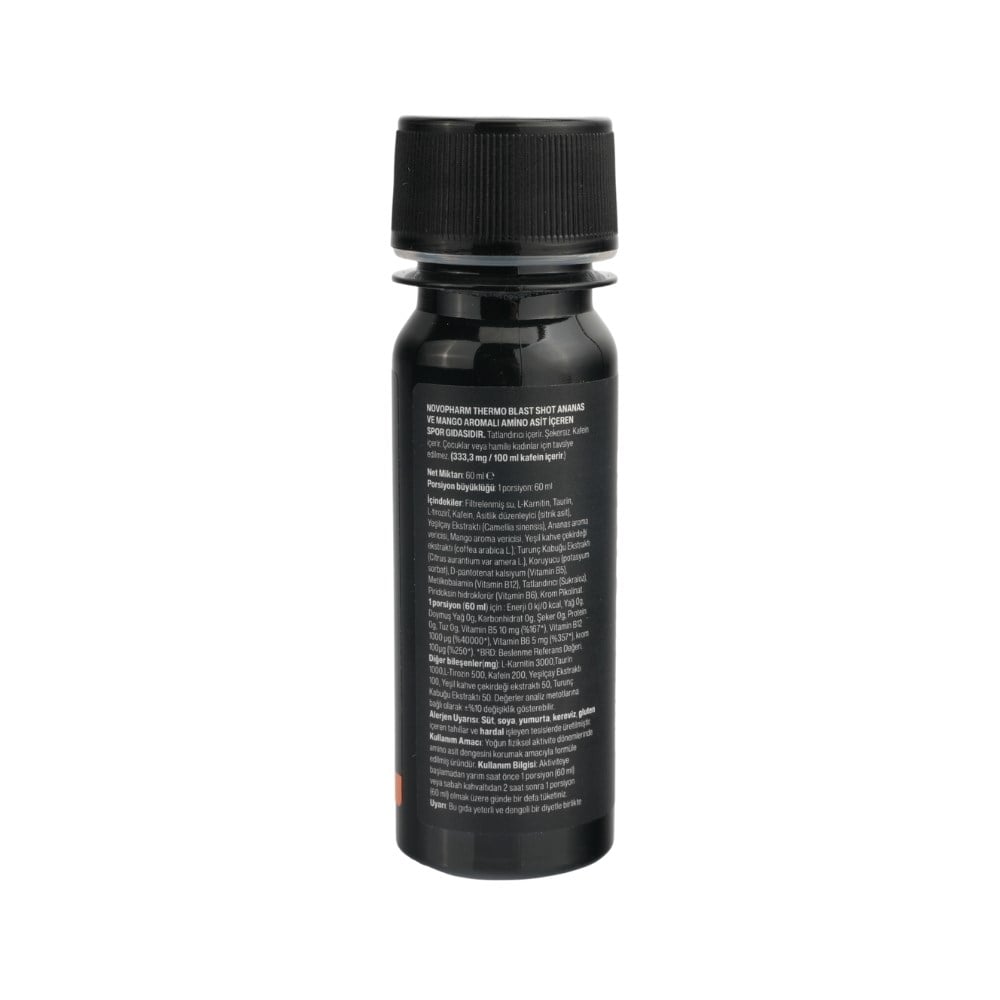 Novopharm Thermo Blast L-Carnitine 60 ml Shot Ananas&MangoL-Carnitine&Form