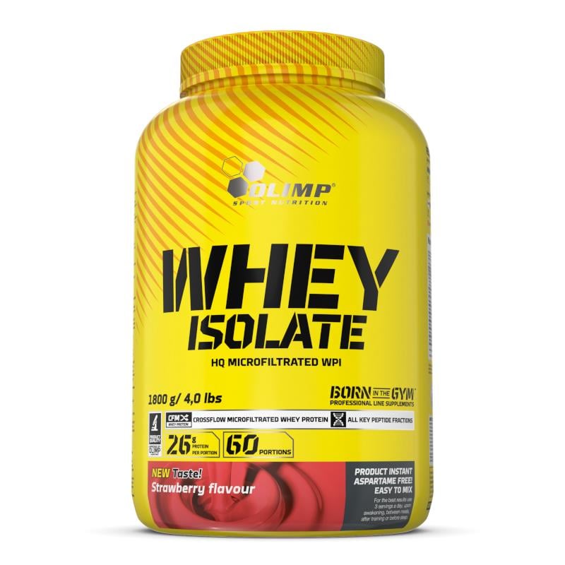 Olimp Whey Protein Isolate 1800 Gr İzole Protein Çilekİzole Protein Tozu