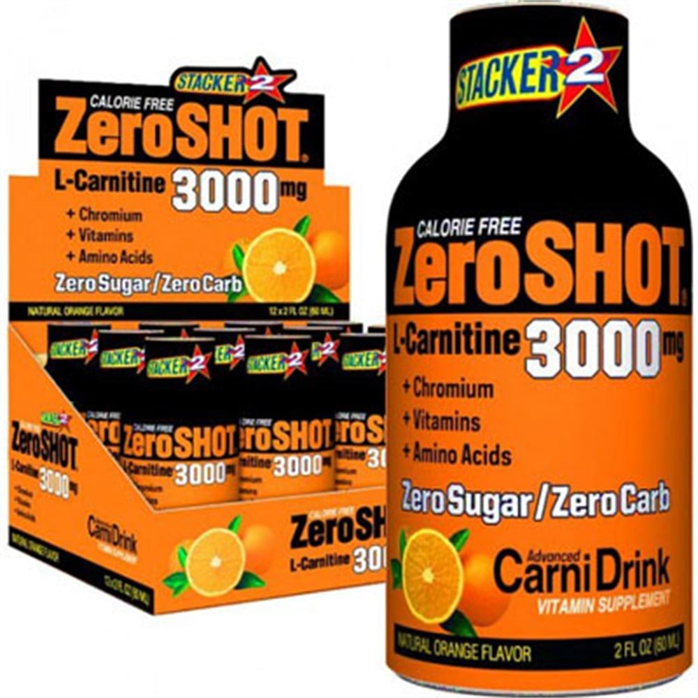 Stacker2 Zero Shot 3000mg 60ml 12 Adet