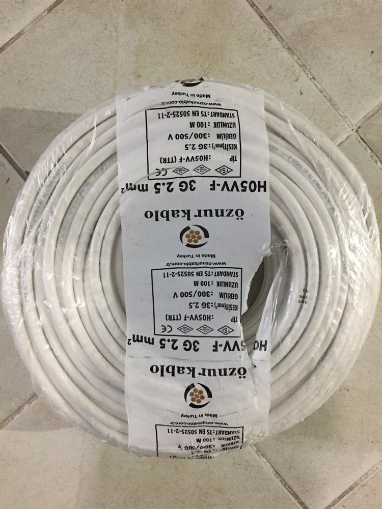 Öznur 3x2,5 TTR Kablo 