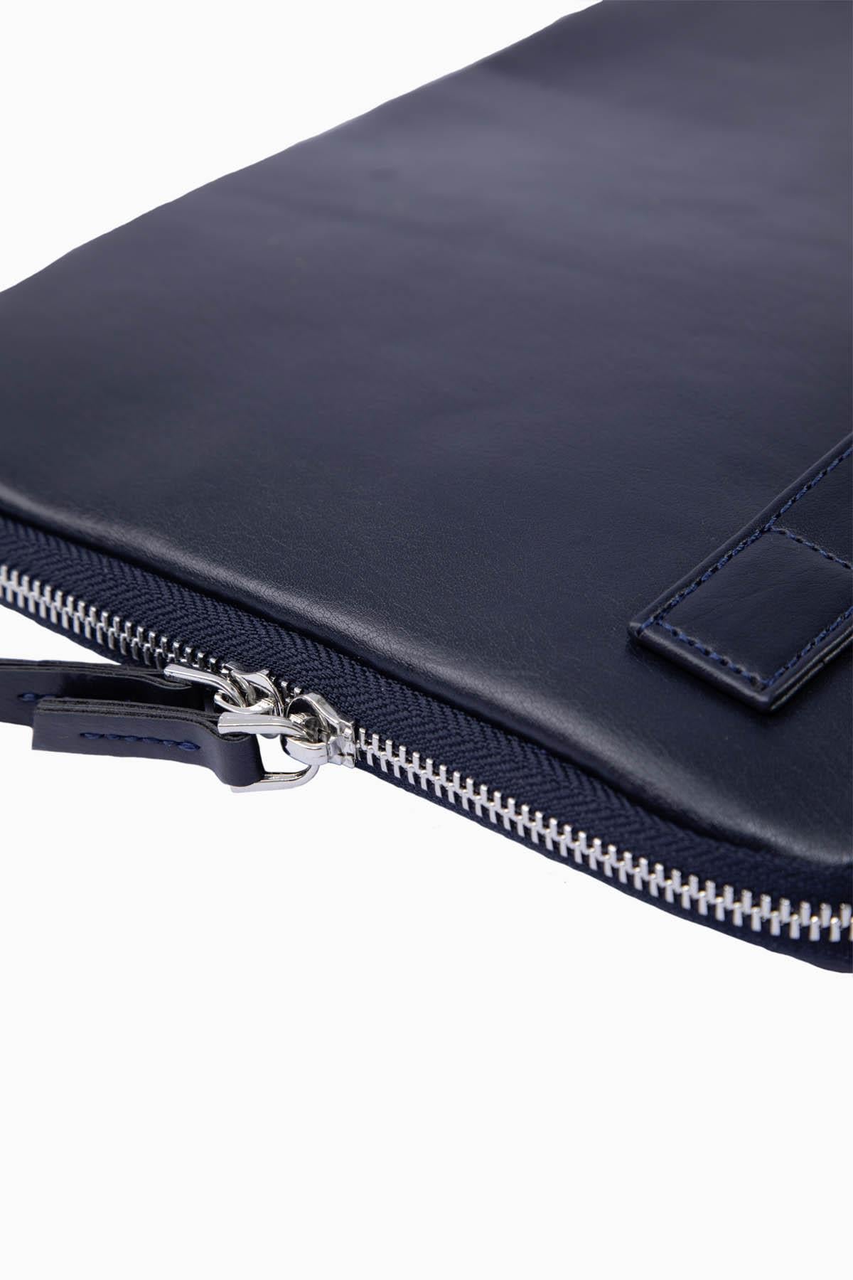FB El Geçmeli Clutch Çanta CN316TDS08 Lacivert
