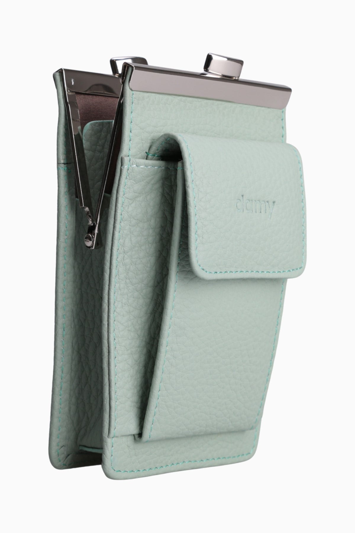 Hakiki Deri Unisex Kartlıklı Sigaralık 701 - Yeşil