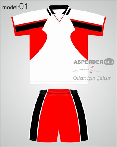 Futbol Forma Şort takım model 01