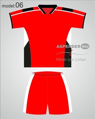 Futbol Forma Şort takım model 06