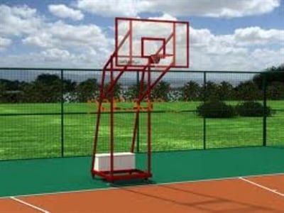 Basketbol Potası (Dört Direk,15 mm Cam Panyalı,105*180cm)