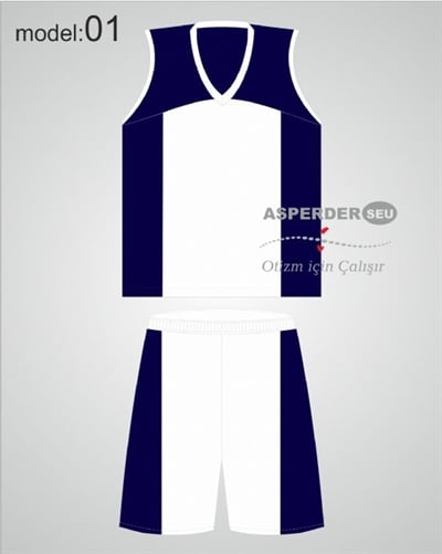Basketbol Forma Şort takım model 01