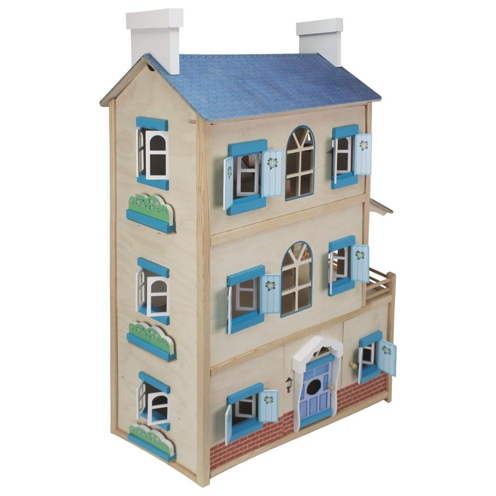 Ahşap 3 Katlı Oyun Evi (Huş Ağacı)