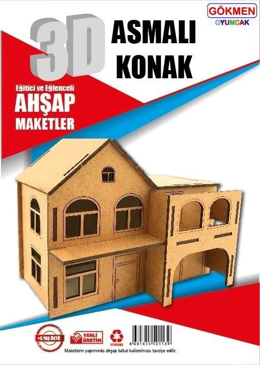 Asmalı Konak - Ahşap 3D Maket