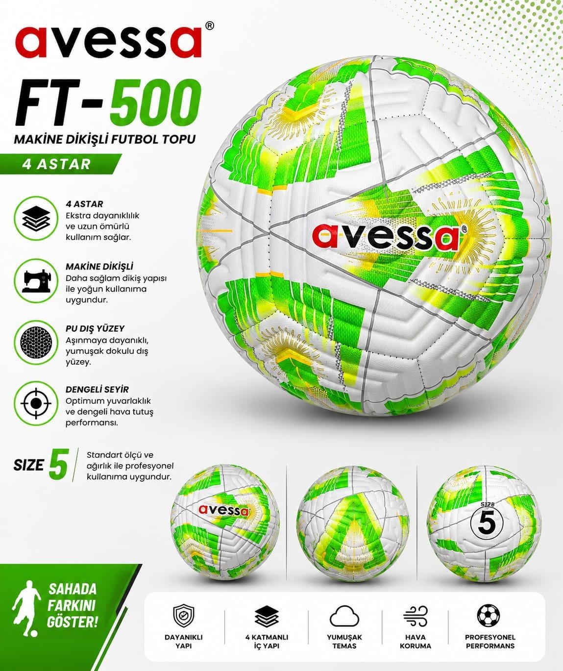 Avessa Ft-500 Futbol Topu 4 Astar