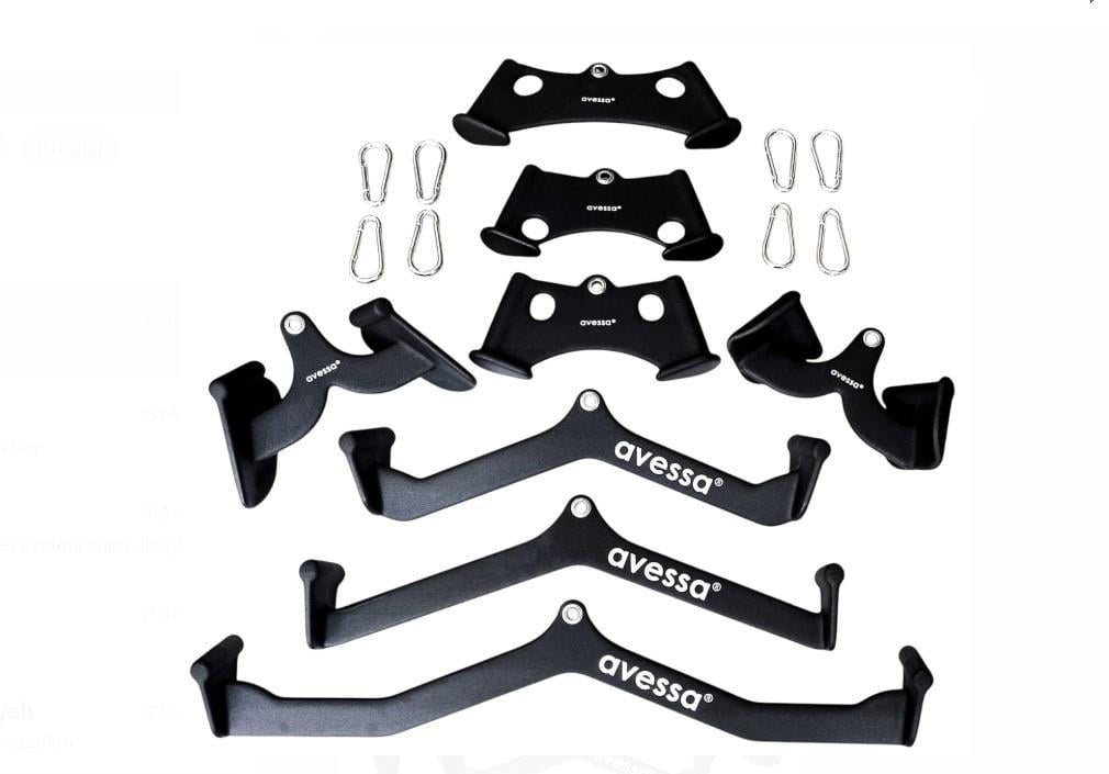 Avessa Mac-800 Mag Grip Sırt Çekiş Bar Aparatı Seti 8li