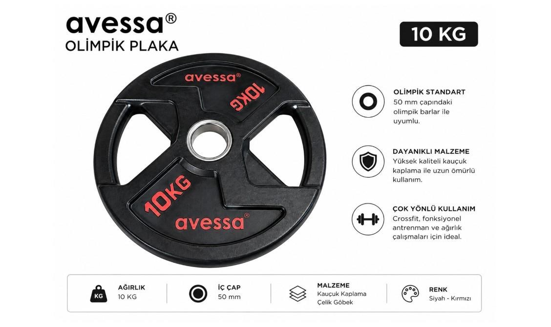 Avessa Op-10Kg Olimpik Plaka 10 Kg