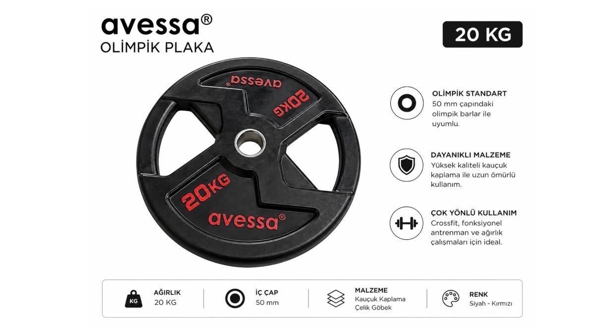 Avessa Op-20Kg Olimpik Plaka 20 Kg