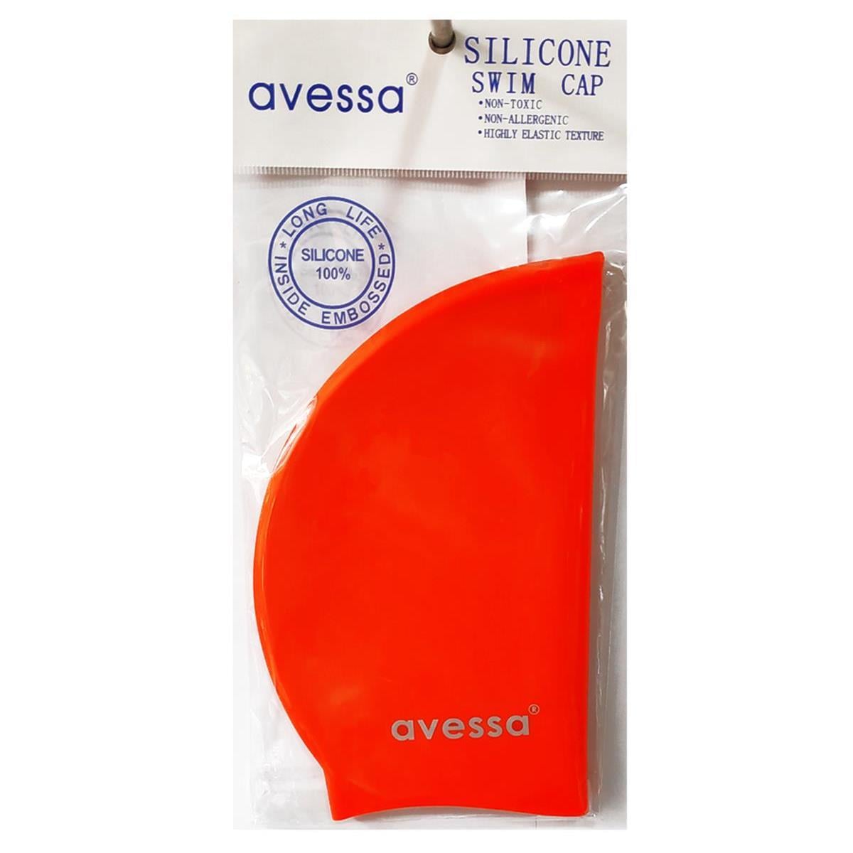 Avessa Silikon Bone Açık Kırmızı Havuz Bonesi SC404