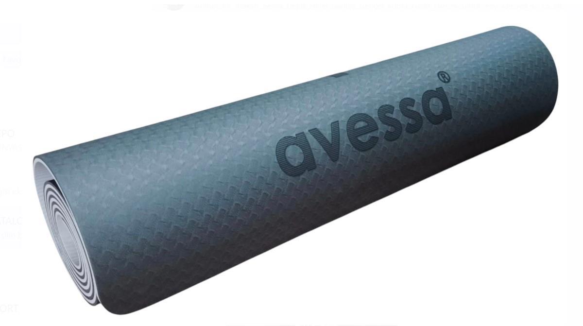 Avessa Tpe-10 Çift Renk Tpe Pilates Minderi Siyah