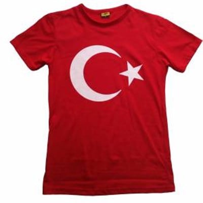 Bayrak tişört Türkiye penye