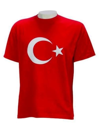 Bayrak tişört Türkiye penye