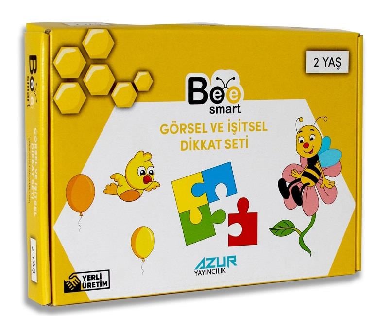 Bee Smart - Görsel ve İşitsel Dikkat Seti 2 Yaş