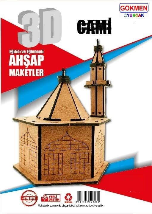 Cami - 3D Ahşap Maket