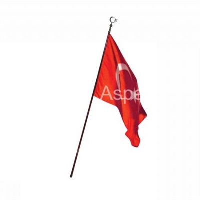 Ahşap Tören Direği Alemli