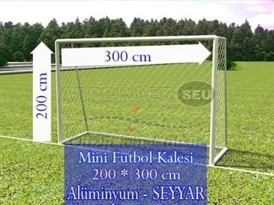 Mini Futbol Kalesi ( alüminyum,seyyar )