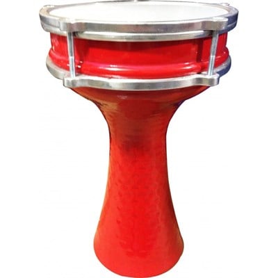 Darbuka 3 Numara Alüminyum Bordo