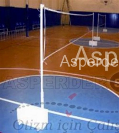 Badminton Direği ( 2 adet, seyyar, ağırlıklı )
