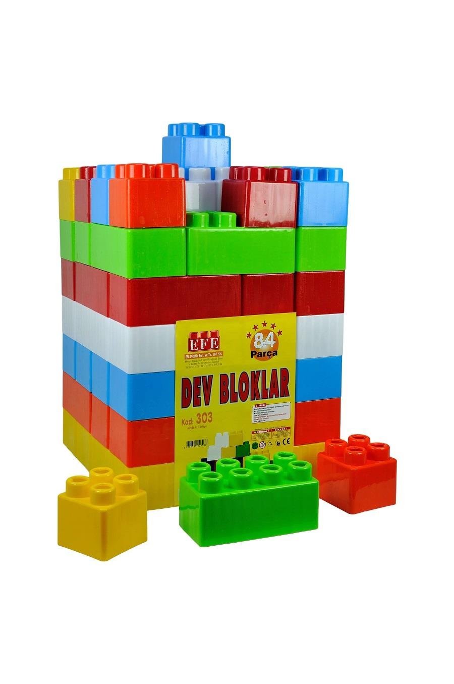 Dev Jumbo Bloklar 84 Parça 