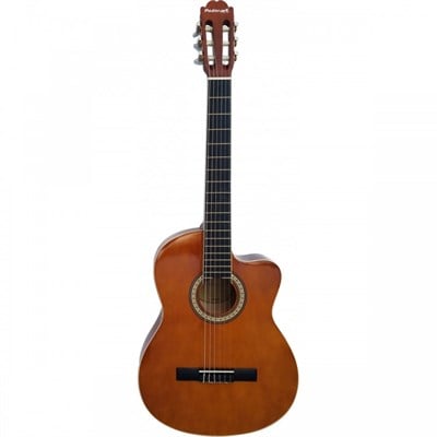 Elektro Klasik Gitar Masterwork tam boy kesik kasa
