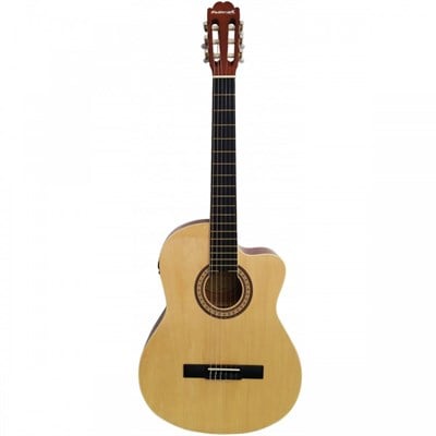 Elektro Klasik Gitar Masterwork tam boy kesik kasa