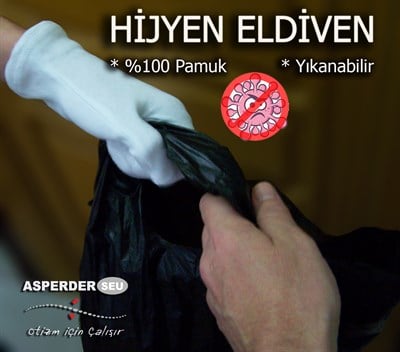 Hijyen Eldiven %100 pamuk