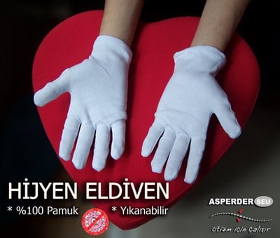 Hijyen Eldiven %100 pamuk