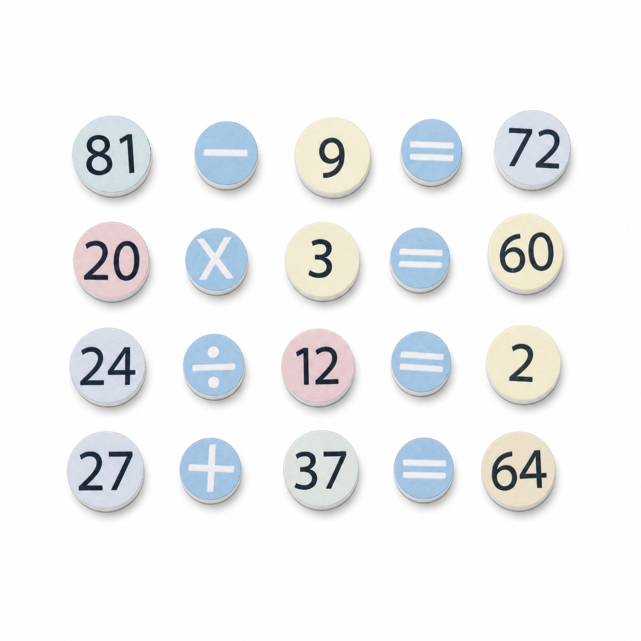 Matematik Dört İşlem Pulları