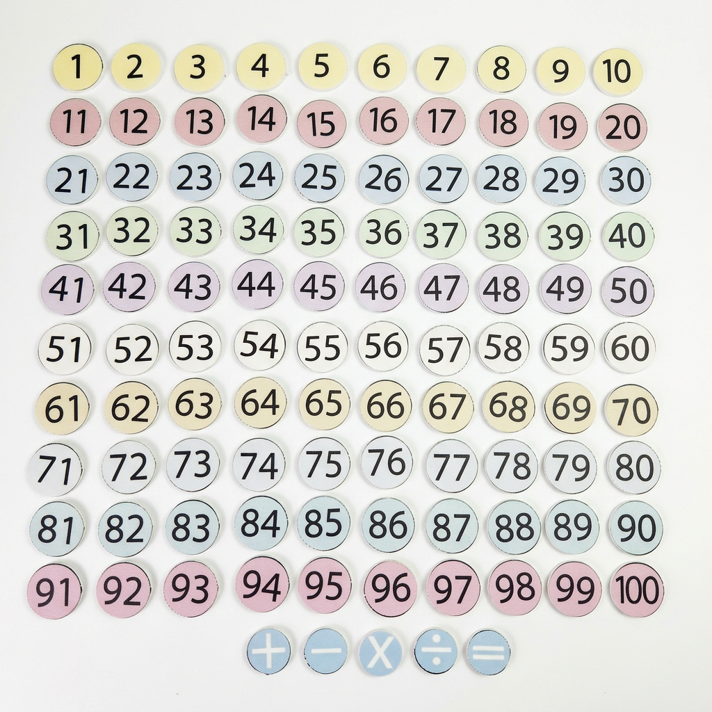 Matematik Dört İşlem Pulları