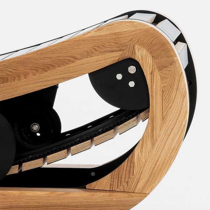 NOHRD Kavisli Ahşap Koşu Bandı Sprintbok V.2 Oak 23124