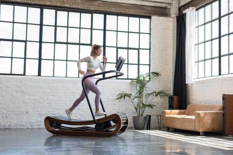 NOHRD Kavisli Ahşap Koşu Bandı Sprintbok V.2 Oak 23124
