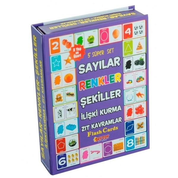Sayılar Şekiller Renkler İlişki Kurma Zıt Kavramlar