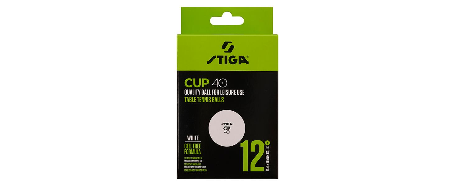 Stiga Table Tenis Ball Cup Pinpon Topu Beyaz 12li 1110-2510-12