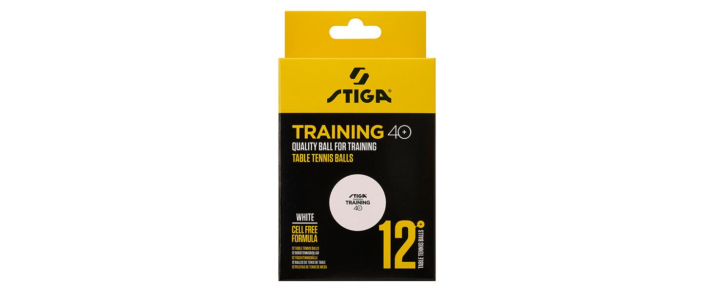 Stiga Table Tenis Ball Traınıng Pinpon Topu Beyaz 12li 1110-2610-12