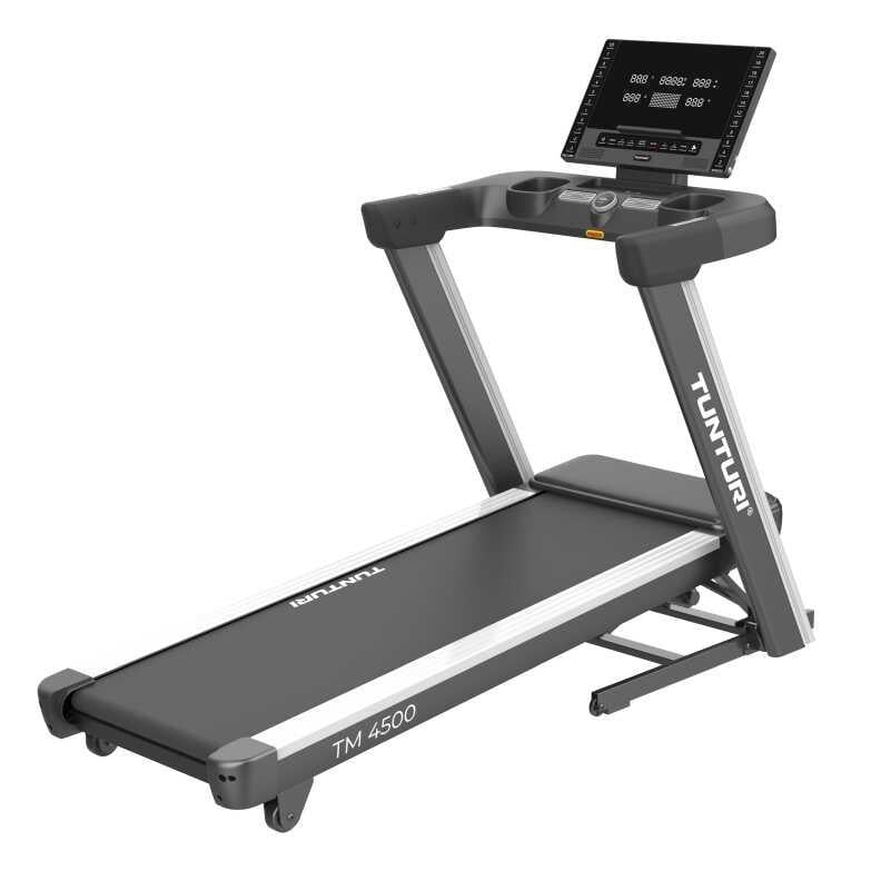 Tunturi Marathon TM 4500 Otomatik eğimli, 4 HP. Sessiz Motorlu, Otomatik Katlamalı, Eksi Eğimli, Fitness Uygulamalı Koşu Bandı