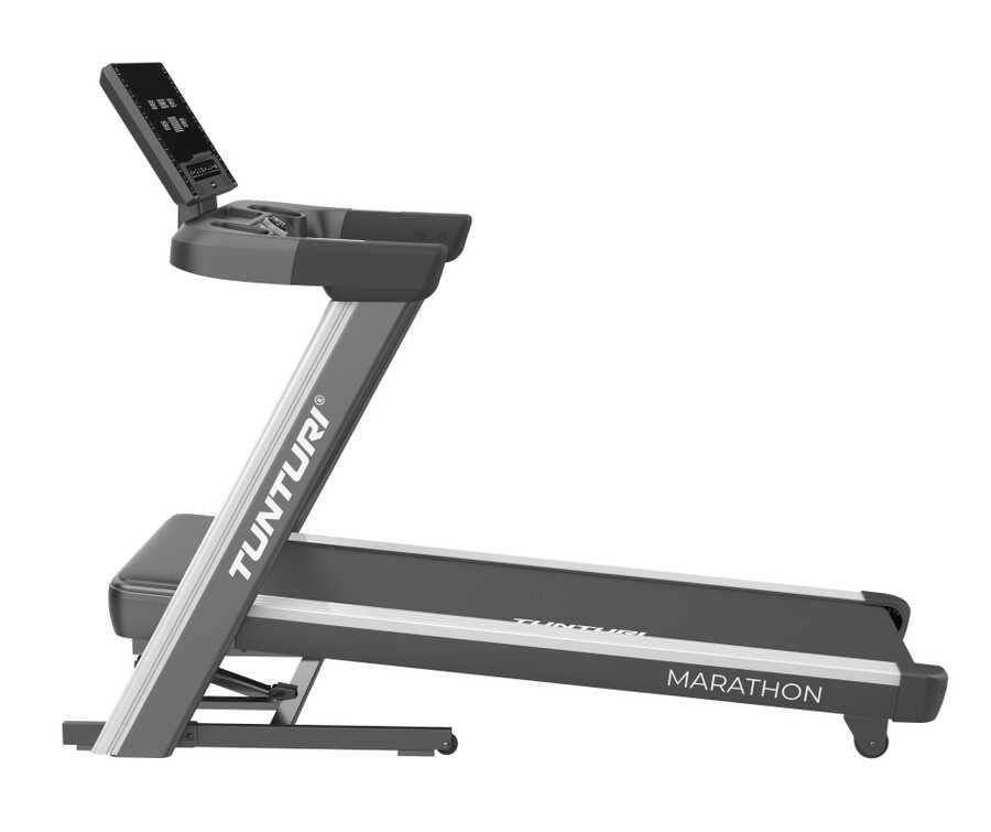 Tunturi Marathon TM 4500 Otomatik eğimli, 4 HP. Sessiz Motorlu, Otomatik Katlamalı, Eksi Eğimli, Fitness Uygulamalı Koşu Bandı
