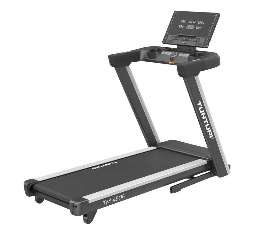 Tunturi Marathon TM 4500 Otomatik eğimli, 4 HP. Sessiz Motorlu, Otomatik Katlamalı, Eksi Eğimli, Fitness Uygulamalı Koşu Bandı
