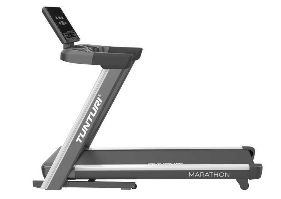 Tunturi Marathon TM 4500 Otomatik eğimli, 4 HP. Sessiz Motorlu, Otomatik Katlamalı, Eksi Eğimli, Fitness Uygulamalı Koşu Bandı