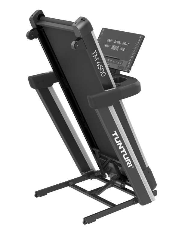 Tunturi Marathon TM 4500 Otomatik eğimli, 4 HP. Sessiz Motorlu, Otomatik Katlamalı, Eksi Eğimli, Fitness Uygulamalı Koşu Bandı
