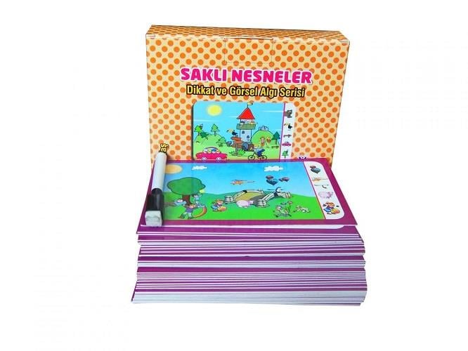 Yuka Saklı Nesneler Dikkat ve Görsel Algı 3-6 Yaş