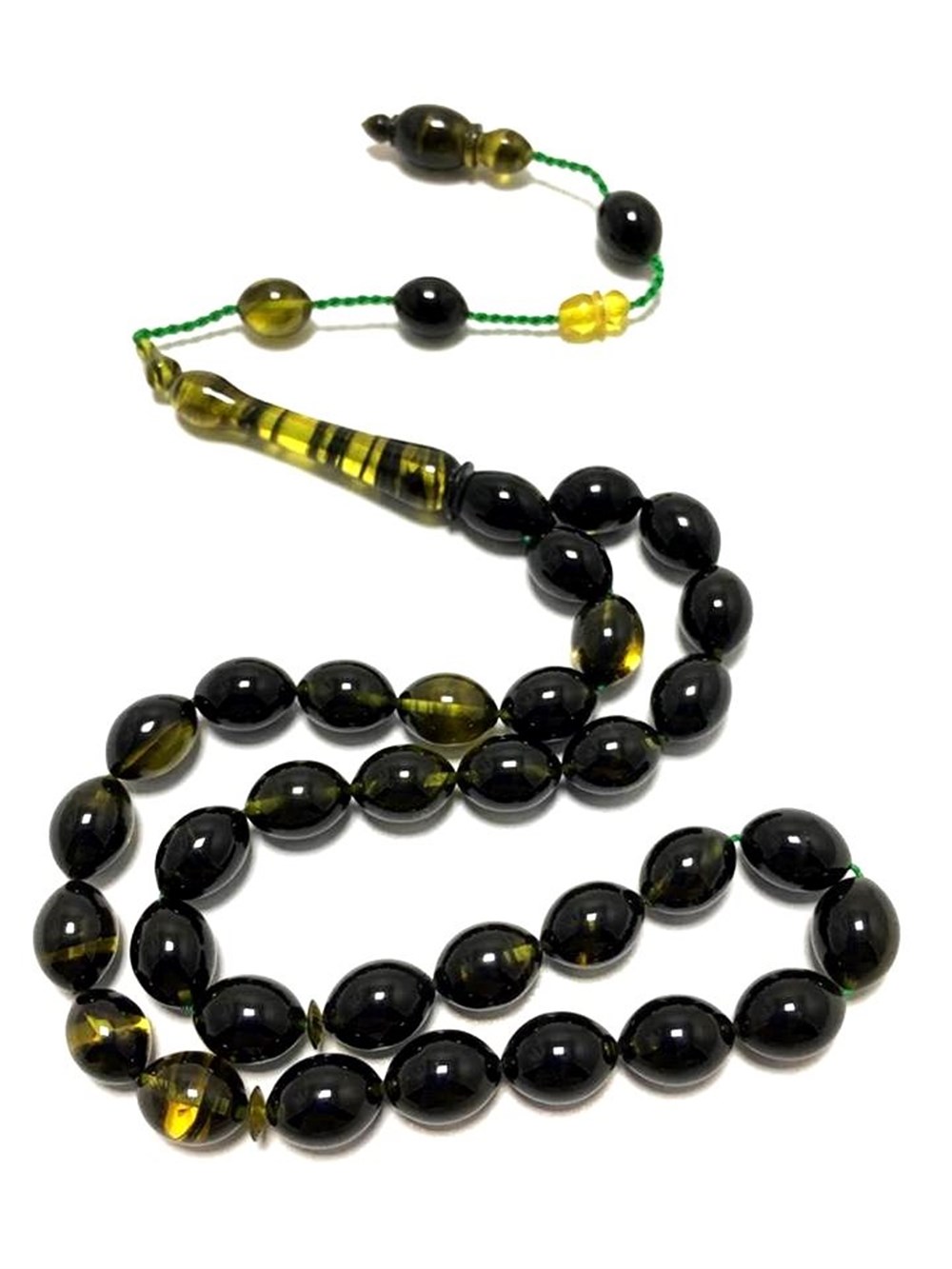 Hareli Yeşil Sıkma Kehribar