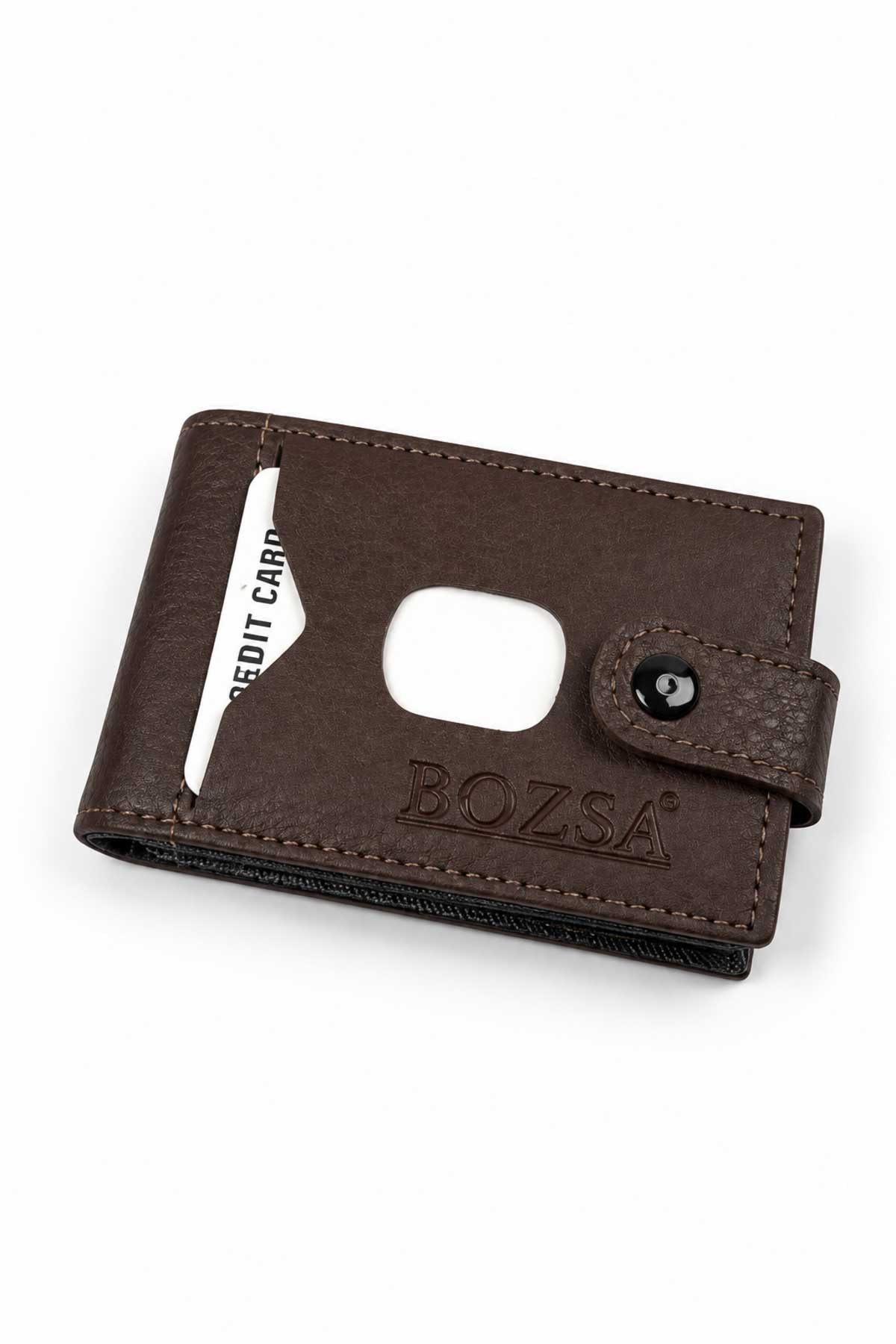 12 Kart Bölmeli Kahverengi Kartlık Cüzdan | TesbihKenti