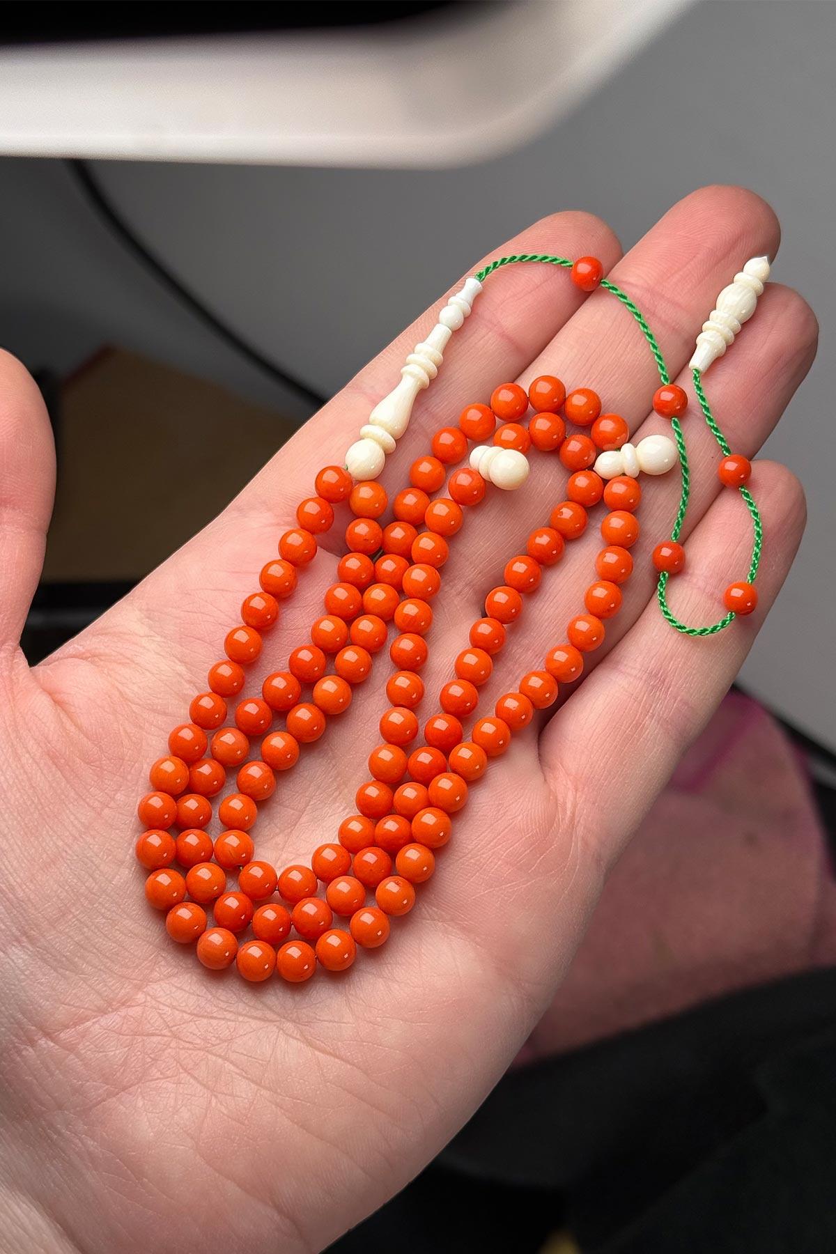 5 MM 99'luk Sıkma Kehribar Tesbih - TesbihKenti