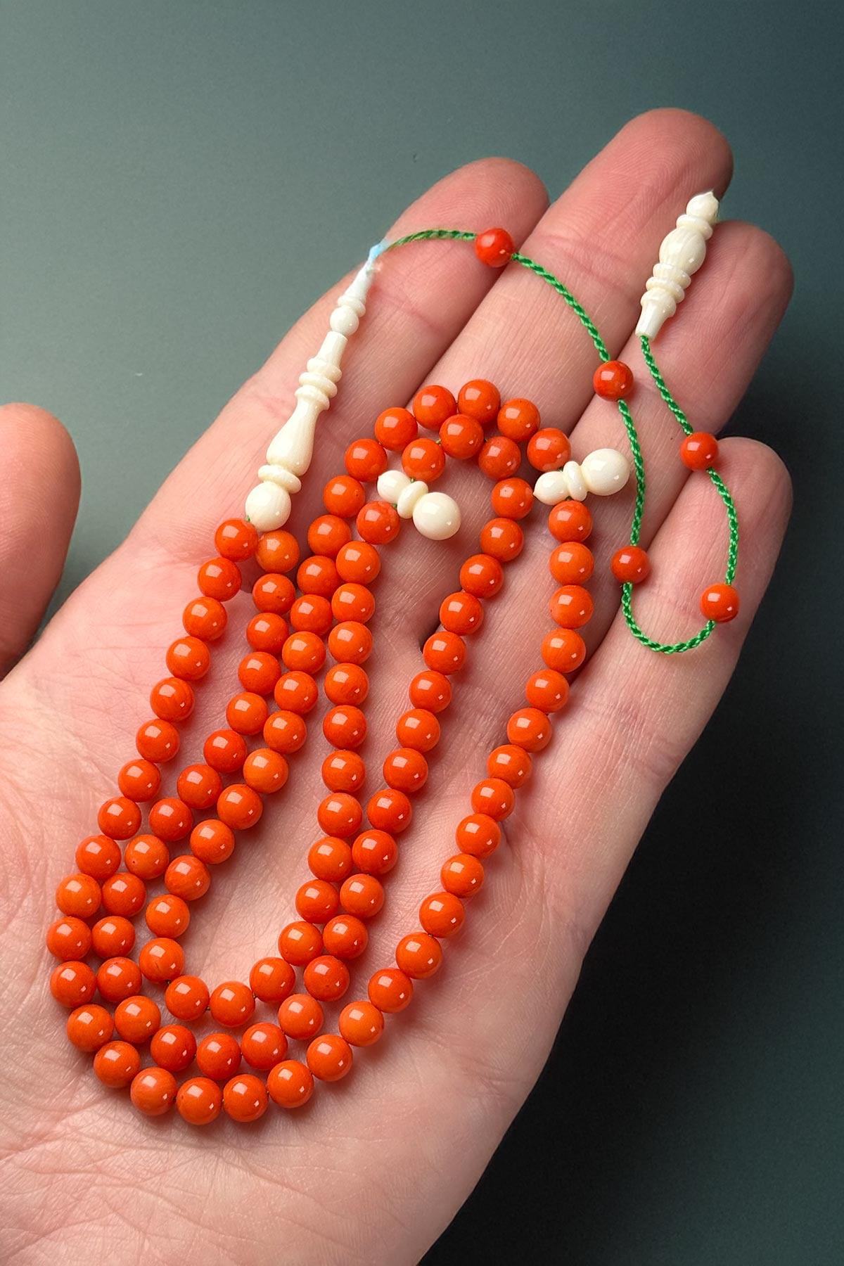 5 MM 99'luk Sıkma Kehribar Tesbih - TesbihKenti