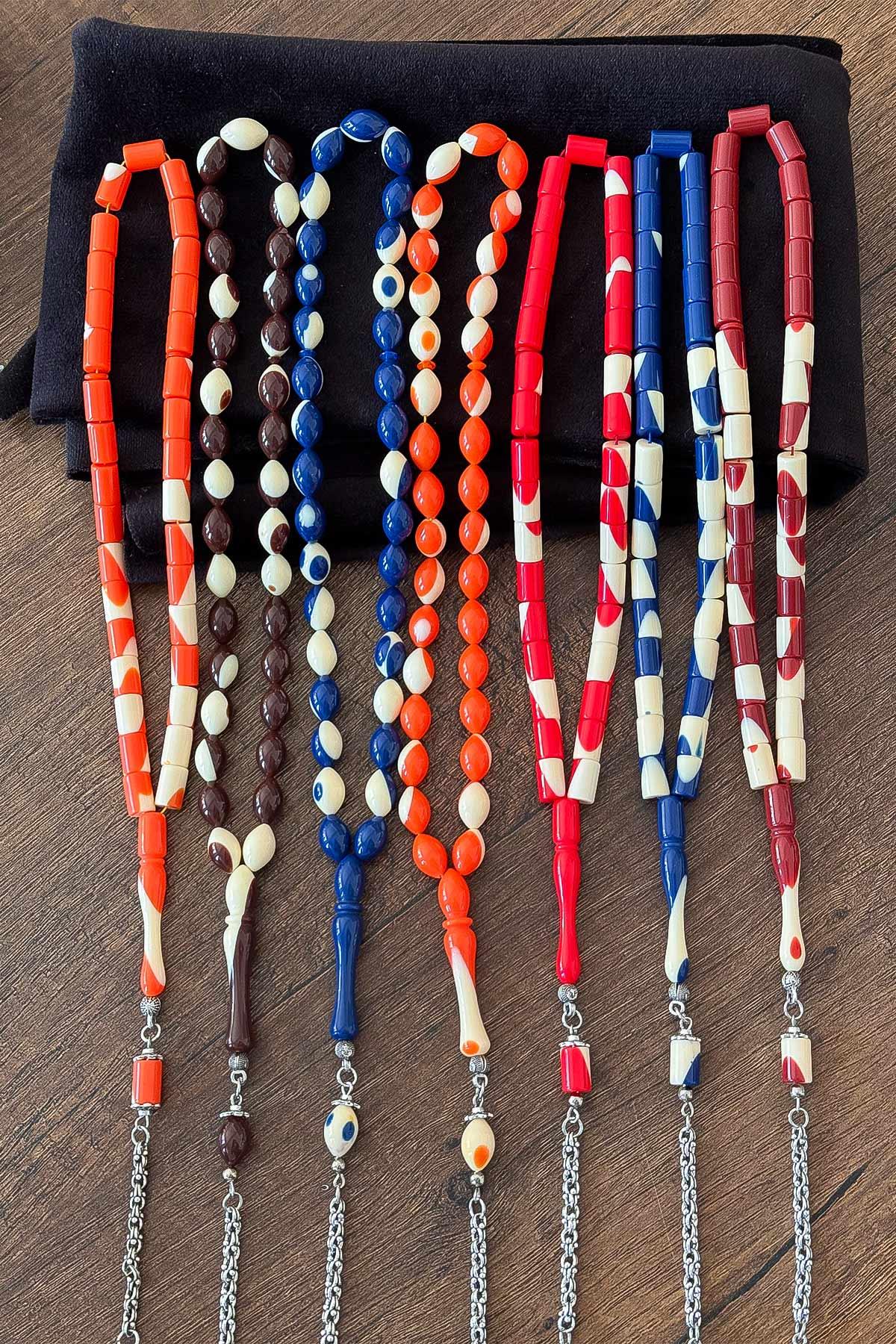 7'li Özel Tasarım Bilardo Tesbih Seti